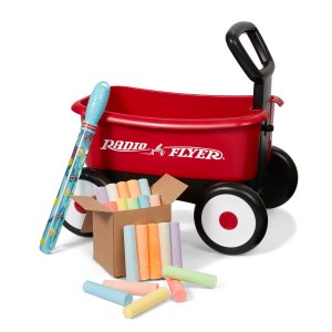 Push & Pull Walker Wagon with Bubbles and Chalk